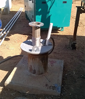Hanking gold mine pump system
