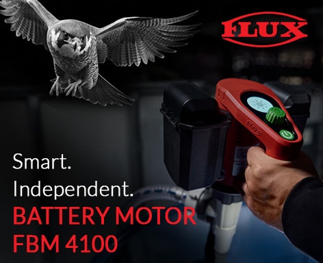 Introducing the Smart Independent Battery Motor FBM 4100 FLUX Drum Pump!